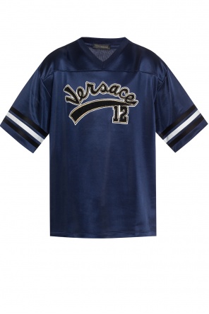 T-shirt z dekoracyjnym logo, zdjęcie 1 T-shirt z dekoracyjnym logo od Versace